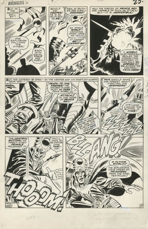 Avengers issue 31 page 17 by Don Heck and Frank Giacoia