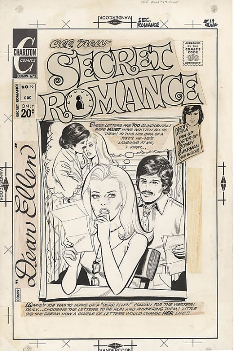 Secret Romance issue 19 cover by Jose Luis Garcia-Lopez