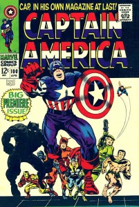 Captain America issue 100 cover