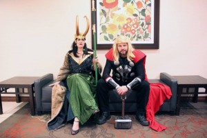 Lady Loki and Thor (photo credit Dr. Stevil)