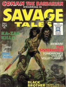 Savage Tales issue 1 cover