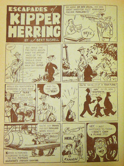 The first Kipper Herring story in Better Comics No. 4