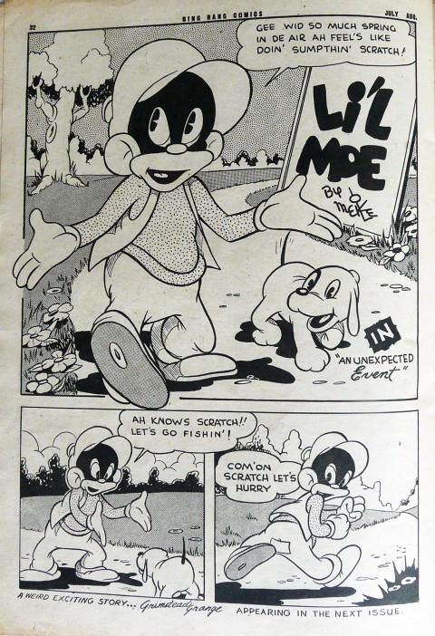 Meikle's Li'l Moe from Bing Bang Comics Vol. 3 No. 29
