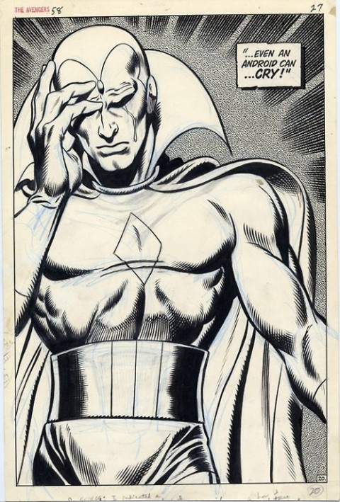 Avengers issue 58 page 27 by John Buscema and George Klein