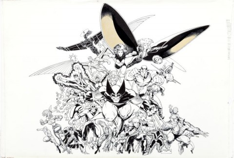 Mutants poster by Arthur Adams