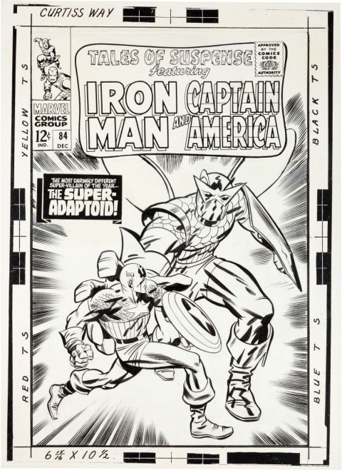 Tales Of Suspense issue 84 cover by Jack Kirby and Frank Giacoia