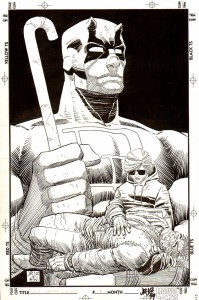 Daredevil The Man Without Fear issue 1 cover by John Romita Jr and Al Williamson