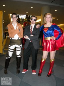 Attack on Titan, Tony Stark, Supergirl 