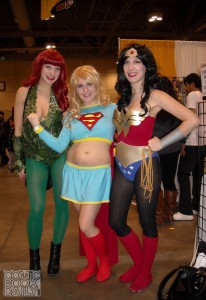 Poison Ivy, Supergirl and Wonder Woman 