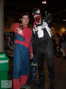 Spider-man and Venom 