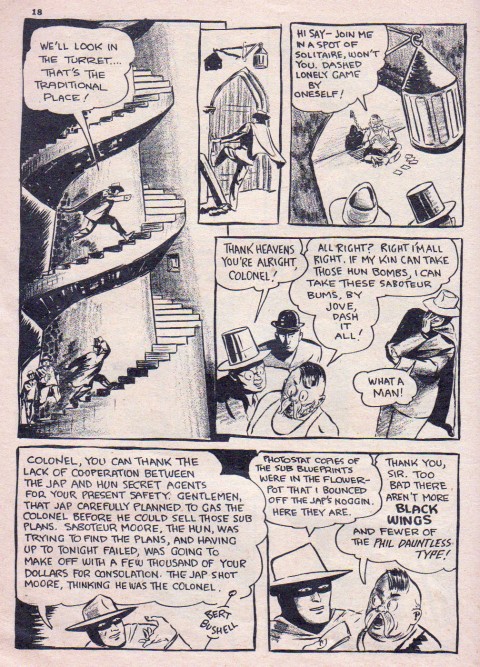Bert Bushell from The Black Wing in Lucky Comics 10