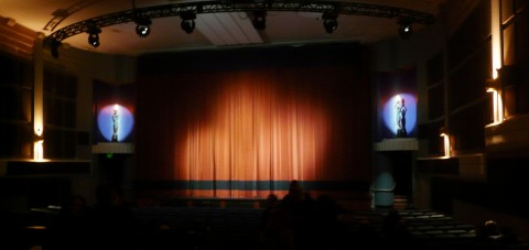 The interior of the grand old Royal as it began to fill up.