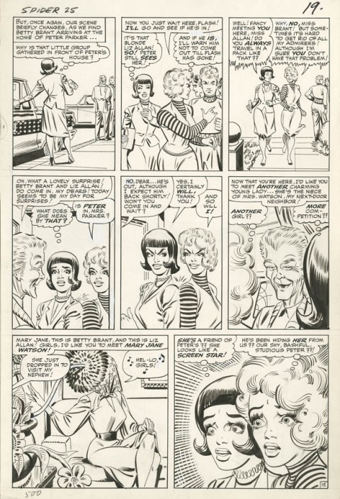 Amazing Spider-Man issue 25 page 15 by Steve Ditko.  Source.