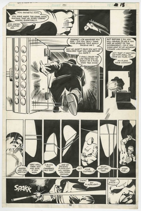 Daredevil issue 171 page 18 by Frank Miller and Klaus Janson.  Source.