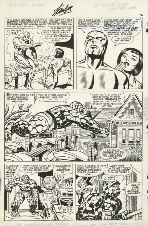 Fantastic Four issue 55 page 7 by Jack Kirby and Joe Sinnott.  Source.