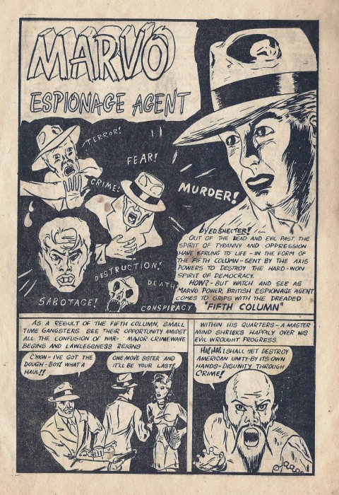 Ed Shecter's "Marvo, Espionage Agent" from Weekender Vol. 1 No. 2