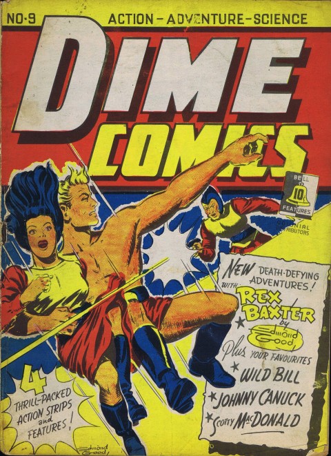 Edmond Good cover for Dime Comics 9