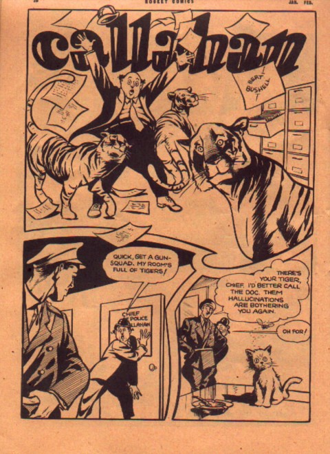 Bert Bushell's Callahan from Rocket Comics Vol. 3 No. 2