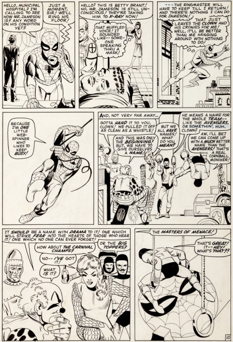 Amazing Spider-Man issue 22 page 10 by Steve Ditko.  Source.