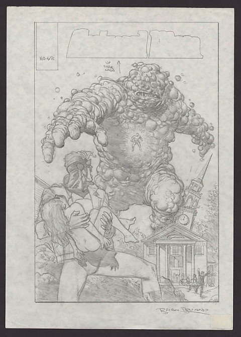 Animal Man issue 48 prelim by Brian Bolland.  Source.