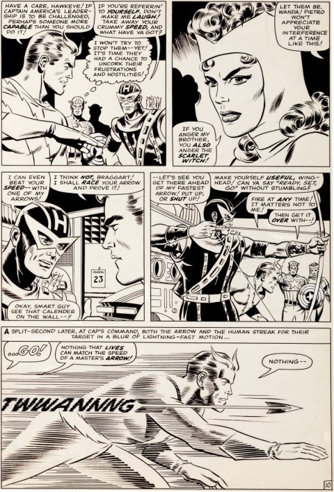 Avengers issue 20 page 10 by Don Heck and Wally Wood.  Source.