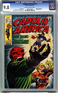 Captain America 115 CGC 9-8