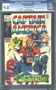 Captain America 116 CGC 9-8