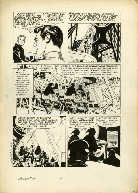 Magnus, Robot Fighter issue 19 page 6 by Russ Manning.  Source.