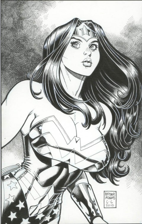 Wonder Woman by Arthur Adams.  Source.