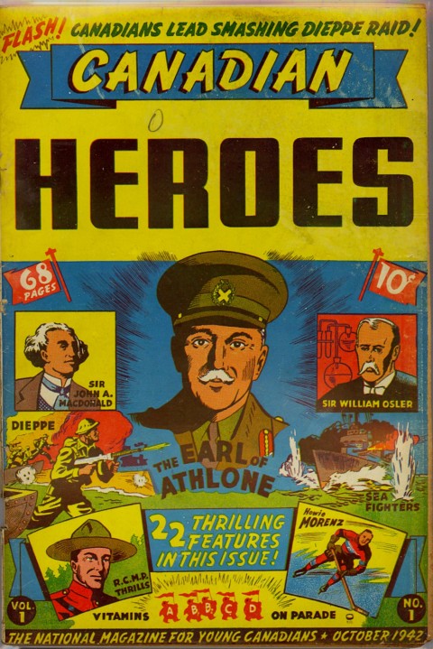 Canadian Heroes Vol. 1 No. 1, the first Educational Projects comic