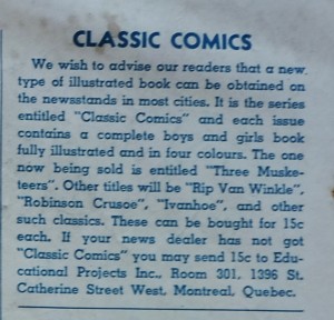 This appeared on the inside back cover of Canadian Heroes Vol. 2 No. 2