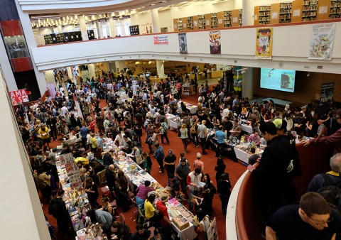 TCAF 2014 main floor at the Toronto Reference Library