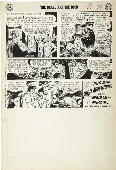 Brave And The Bold issue 34 page by Joe Kubert.  Source.