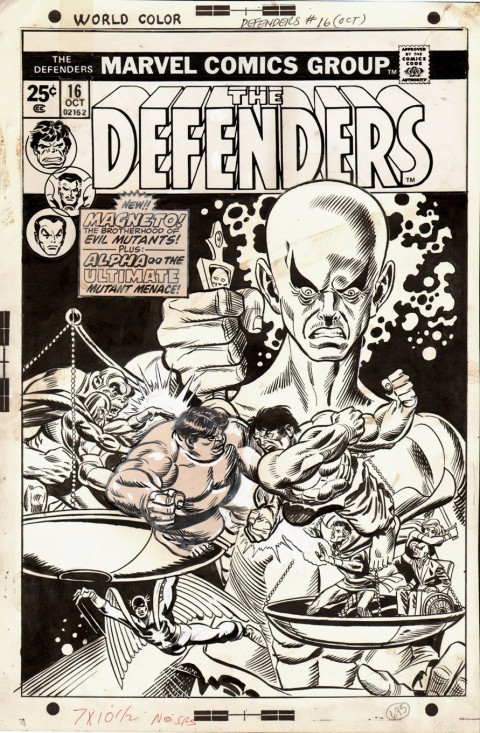 Defenders 16 cover by Gil Kane and Frank Giacoia.  Source.