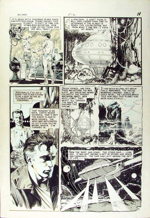 Incredible Science Fiction issue 32 page by Al Williamson.  Source.