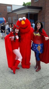 Scarlett Witch, Wonder Woman, Elmo