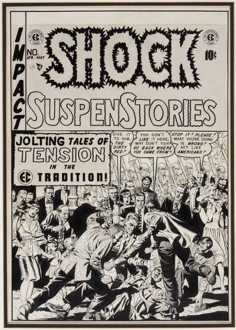 Shock SuspenStories issue 2 cover by Wally Wood.  Source.