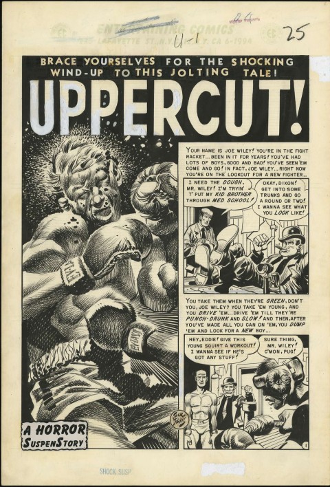 Shock SuspenStories issue 4 splash by Jack Davis.  Source.