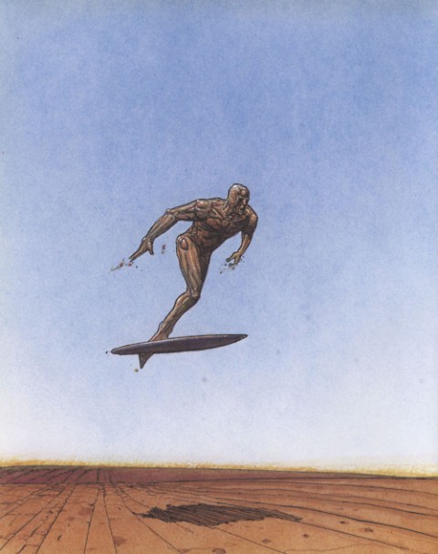 Silver Surfer by Moebius.  Source.