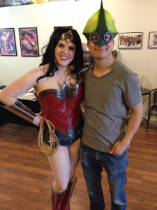 Wonder Woman and Jason Loo