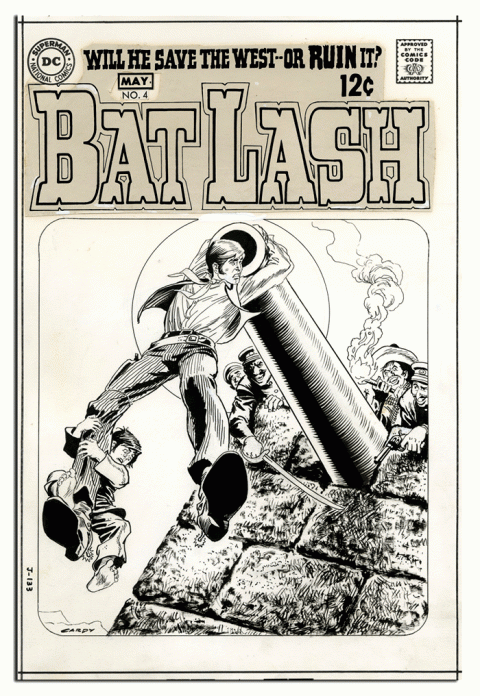 Bat Lash issue 4 cover by Nick Cardy.  Source.