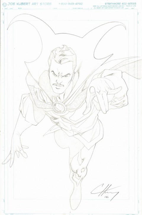 Doctor Strange by Clayton Henry.  Source.