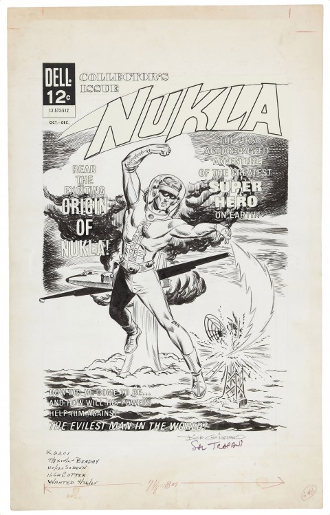 Nukla issue 1 cover by Dick Giordano and Sal Trapani.  Source.