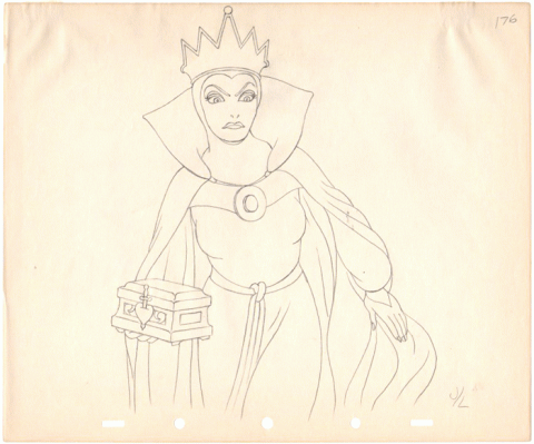 Snow White 1937 production art.  Source.