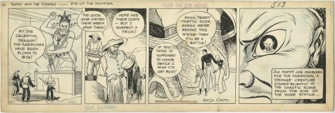 Terry And The Pirates 12-1-34 Daily by Milton Caniff.  Source.