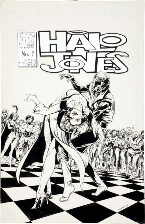 The Ballad Of Halo Jones issue 7 cover by Bart Sears.  Source.