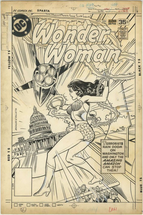 Wonder Woman issue 244 cover by Rich Buckler and Vince Colletta.  Source.