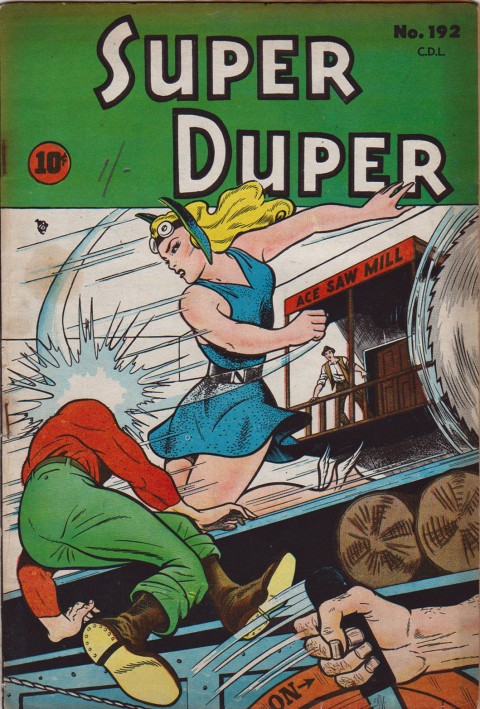 Super Duper Comics No. 192 repack using the cover from American Namora Comics No. 3