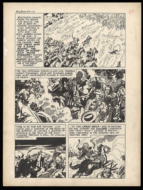 Boy's Ranch issue 4 page 5 by Jack Kirby and Joe Simon.  Source.