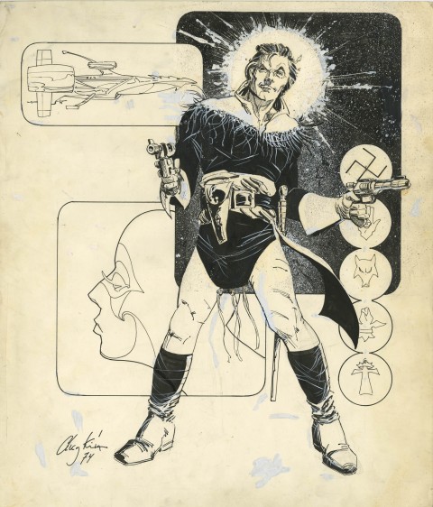 Cody Starbuck by Howard Chaykin.  Source.